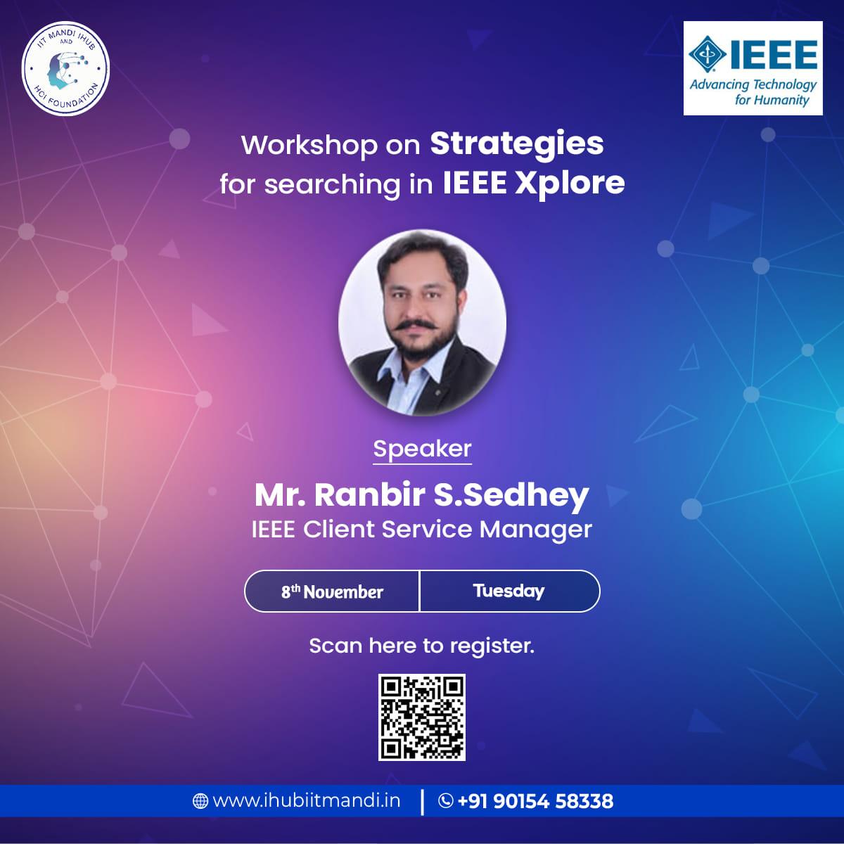 Workshop on Strategies for Searching in IEEE Xplore